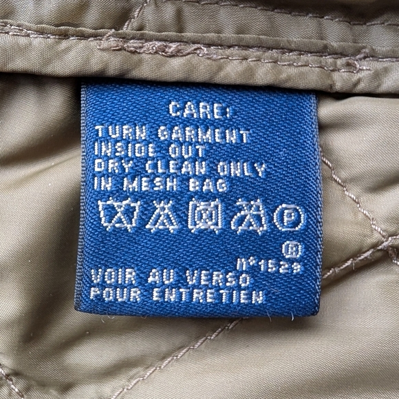 Vintage Ralph Lauren Sport Women’s Quilted Down Vest Olive Green Utility Size S - Picture 15 of 16